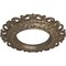 Ekena Millwork Orrington Ceiling Medallion (Canopies up to 6 5/8"), 13 1/4"OD x 6 5/8"ID x 1 1/8"P, Warm Silver CM13ORWSS - alternate 3